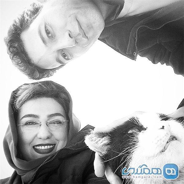 سلفی معصومه کریمی با عشقش سلفی معصومه کریمی با عشقش