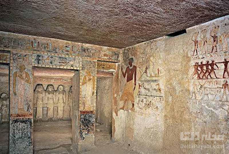 گشت و گذار مجازی در آرامگاه پنج هزار ساله مصری