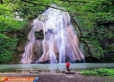 گشت و گذار در معروف ترین آبشار پلکانی گلستان، تصاویر
