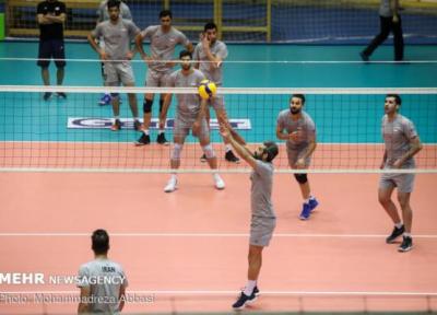 تغییر ساعت دو بازی تیم ملی ایران در لیگ ملت های والیبال