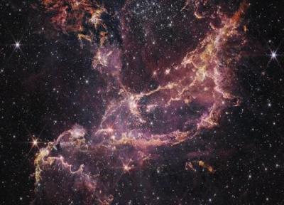 نمای تازه ای از گهواره ستارگان از نگاه جیمز وب ، عکس