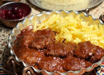 طرز تهیه کباب تابه ای ترش در تابه به سبک رستورانی